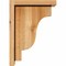 Ekena Millwork Newport Rough Sawn Corbel w/Backplate, Western Red Cedar, 6"W x 10"D x 14"H COR06X10X14NEW01RWR - alternate 3